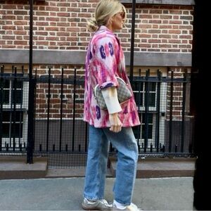 MAREA IKAT QUILTED BELTED COAT